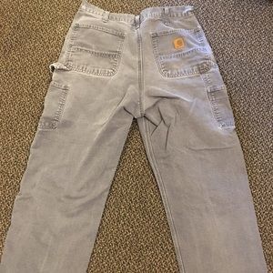 CARHARTT MENS 34 x 31 CARPENTER DUNGAREE JEANS
